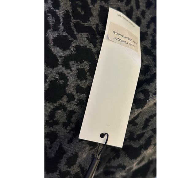 Calvin Klein Women's Sweater Black Gray Medium Mock Neck - Picture 4 of 5